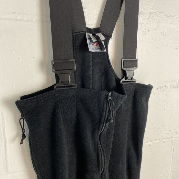 Overalls New Polar Tech Fleece NCED Fleece Overalls Black Med/Short reg Classic - Picture 8 of 10